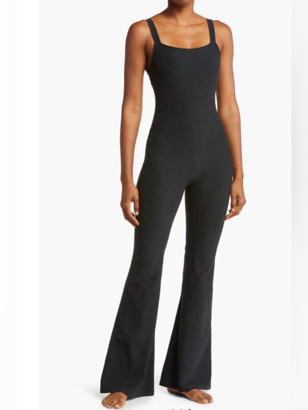 Beyond Yoga Hit the Scene Space Dye Flare Jumpsuit